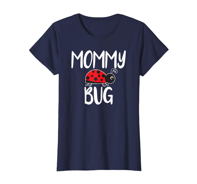 Funny Cute Ladybug Ideas For Mommy Mommy Bug Cute Ladybug Mom T-Shirt - Navy Blue