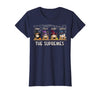 RBG Supremes Court cute gift THE SUPREMES Halloween Cute Woman Supreme Court Justices RBG T-Shirt - Navy Blue
