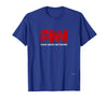 Fake News Network #fakenews Funny Trump Halloween Costume T-Shirt - Royal Blue