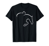 Hunter Jumper Designs Hunter Jumper T-Shirt, Men, Black, Small - As Pictured