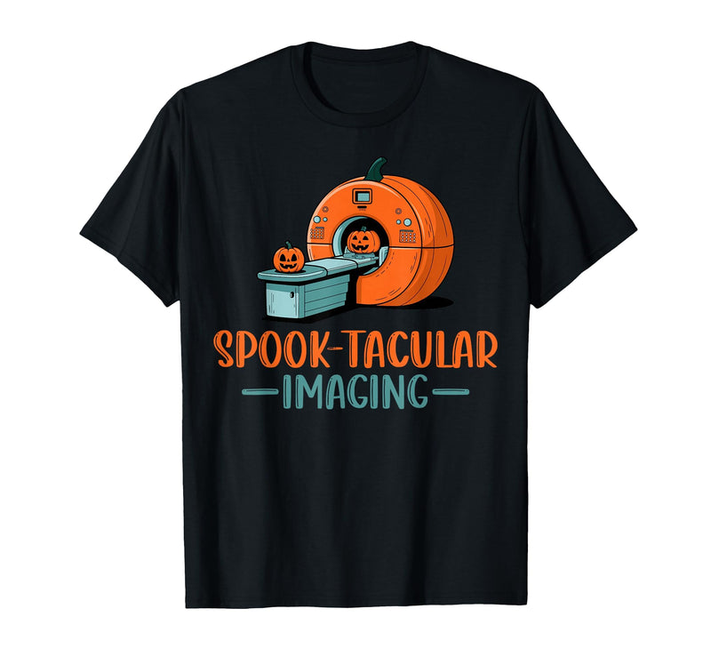 CT Technologist Halloween Gifts Co. CT Tech Technologist Pun Spook-Tacular Halloween T-Shirt - Black