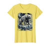 Mademark Polar Bear Lone Ice Floe Drifting Arctic Design T-Shirt - Lemon Yellow