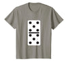Fun and Easy Halloween Costume T-Shirts - Dominoes Double Five Dominoes Halloween Costume 5 Domino Game T-Shirt - Slate Grey