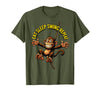 Mademark Eat Sleep Swing Repeat Monkey Graphic Design T-Shirt - Men - Olive Green
