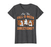 Halloween Shirts For Women Men Kids Boys Girls are You Falloween Directions Funny Halloween Teacher Teach T-Shirt - Dark