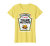 Funny DIY Halloween Costume Matching Tees Yellow Mustard Condiment DIY Halloween Costume Matching T-Shirt - Lemon Yellow