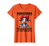 Funny I Just Want To Throw Cow Poop At People Tee Sometimes I Just Want to Throw Cow Poop at People T-Shirt - Orange