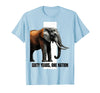 Mademark Sixty Years, One Nation Majestic Elephant Design T-Shirt - Men - Baby Blue