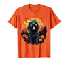 Doodledogco. Halloween Goldendoodle Halloween Cute and Spooky Doodle Dog T-Shirt - Orange