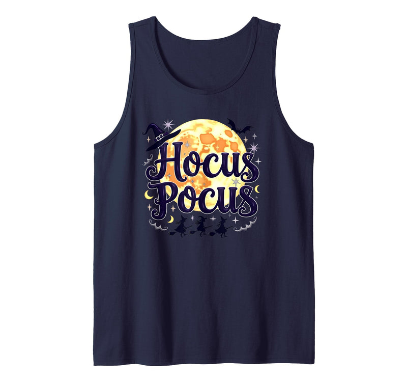 Mademark Hocus Pocus: Witchy Halloween Moon Magic for Fans Tank Top - Navy Blue