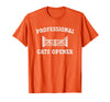 cow apparel Professional gate Opener, Cow Gate Opener T-Shirt - Orange