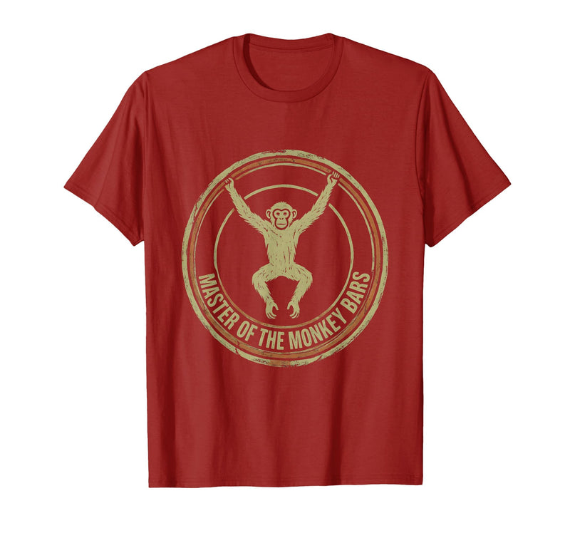 Mademark Master of the Monkey Bars Preschool Boy Design T-Shirt - Men - Cranberry Red