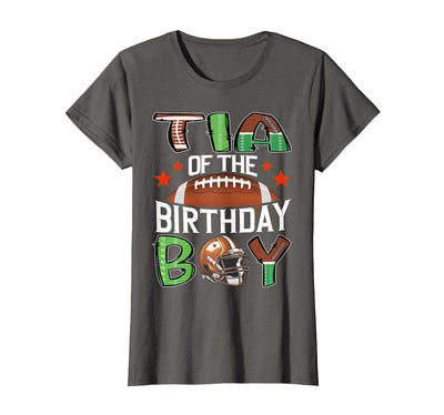 Football Birthday Boy Family Matching Tia of The Birthday Boy Game Day Football T-Shirt