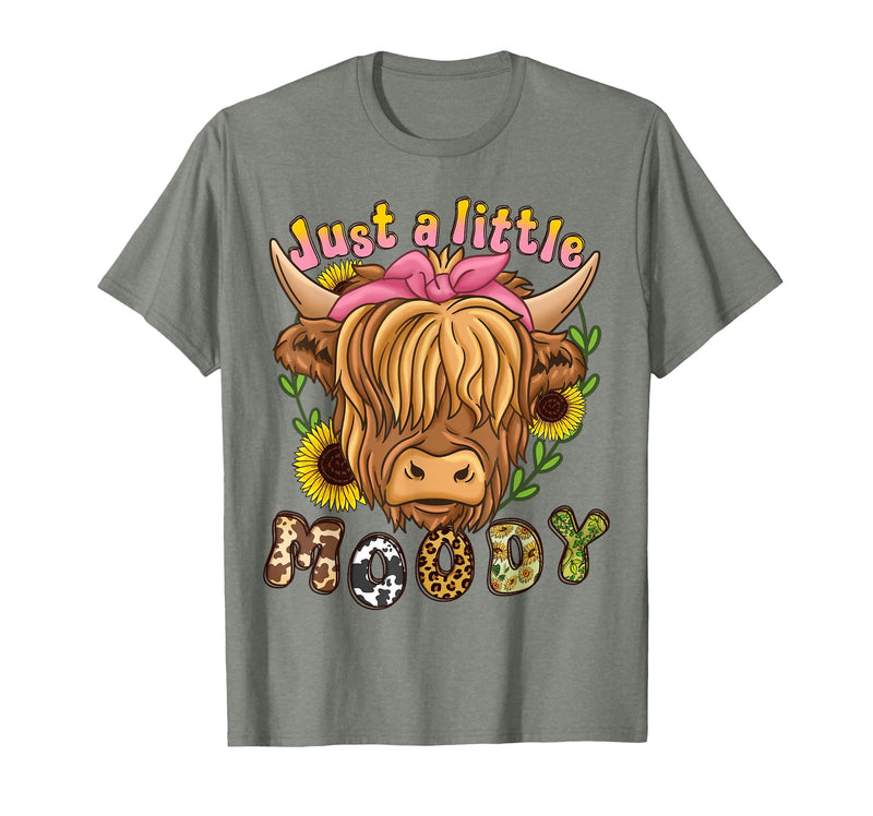 Scottish Highland Cow Lover And Owner Co. Highland Cow Scottish Highland Cow T-Shirt - Olive Heather