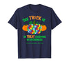 Presto Autism Awareness Halloween October Pumpkin Autism Awareness Halloween Fall October Puzzle Pumpkin T-Shirt - Navy Blue