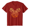 Disney Mickey Mouse Halloween Ghosts & Pumpkins Gradient T-Shirt - Cranberry Red