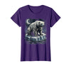 Mademark Polar Bear Lone Ice Floe Drifting Arctic Design T-Shirt - Purple