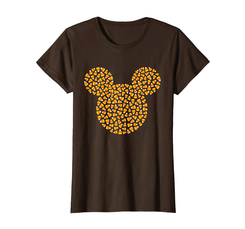 Disney Mickey Mouse Candy Corn Halloween T-Shirt - Brown
