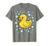 InGENIUS Duck Lover Shirts & Gifts Rubber Duck Bubbles Cute Duckie Duckling Costume Halloween T-Shirt - Olive Heather