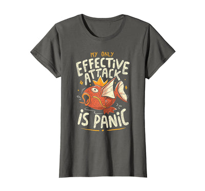 Fish My Only Effective Attack is Panic T-Shirt