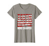 Mademark Teeth Sharp Mind Sharper Shark Graphic Design T-Shirt - Slate Grey