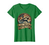 Mademark Salt Water Runs Her Veins Shark Women Design T-Shirt - Kelly Green