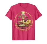 Mademark Certified Banana Enthusiast Funny Monkey Design T-Shirt - Men - Red Heather