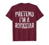 Funny Halloween Party Matching Family Costumes Tee Pretend I'm A Rockstar Costume Family Halloween Rock Star T-Shirt -
