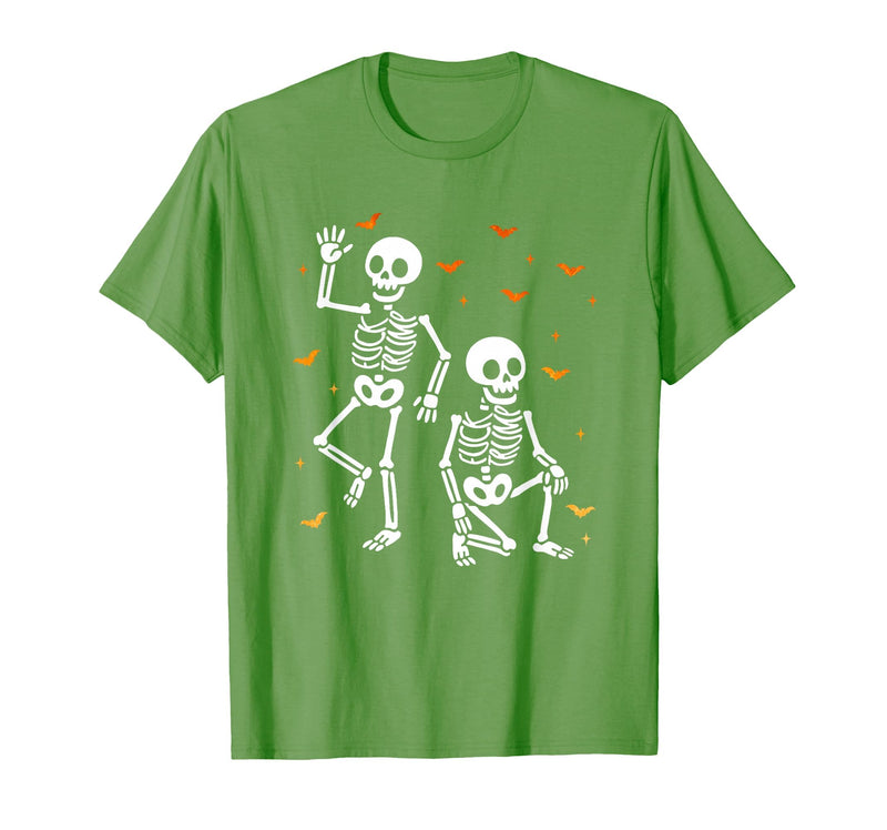 Funny Halloween Trump Skeleton Trump Design Funny Halloween Trump Skeleton Trump T-Shirt - Grass Green