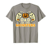 Mens Halloween Shirts For Dad Daddy Papa Men Halloween Dad of Monsters Funny Family Costume Papa Daddy T-Shirt - Slate Grey