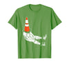 Halloween Shirts Traffic Cone Men Women Kids Traffic Cone Halloween Costume Funny Lazy Men Women Kids T-Shirt - Grass Green