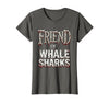 Mademark Friend of Whale Sharks Ocean Life Design T-Shirt - Asphalt Grey