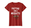 Pretend I'm A Mosquito Funny Halloween Costume Pretend I'm A Mosquito Funny Lazy Halloween Costume Party T-Shirt - Cranberry