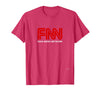 Fake News Network #fakenews Funny Trump Halloween Costume T-Shirt - Red Heather