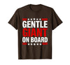 Mademark Gentle Giant On Board Elephant Design T-Shirt - Men - Brown