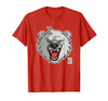 Bobo Bear Bobo Likes to Growl - Polar Bear T-Shirt - Red