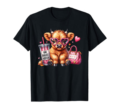 Highland Cow T-Shirt - Premium Scottish Cattle Apparel