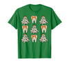 Dentist Dental Halloween Costume Tee Gifts Floral Ghost Teeth Dental Dentist Halloween Costume T-Shirt - Kelly Green