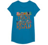 Trick or Read Funny Halloween Teacher Book Library Reading T-Shirt - Sapphire Blue
