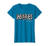 Cow Print Matching Family Apparel Mimi Life Cow Print Family Matching T-Shirt - Sapphire Blue