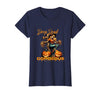 Evil Hot Wife Girlfriend Fiance Halloween Gift Tee Drop Dead Gorgeous Retro Vintage Pin-Up Scarecrow Halloween T-Shirt -