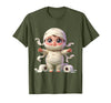 Mademark Kids Halloween Mummy Wrapped in Toilet Paper T-Shirt - Olive Green