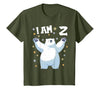 2 years old 2nd birthday Polar Bear Kids 2 Years Old 2 Birthday Polar Bears Boy Girl Polar Bear T-Shirt - Olive Green