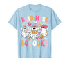 Read More Books Ghost Halloween Teacher Outfits Read More Books Ghosts Reading Book Funny Teacher Halloween T-Shirt - Baby