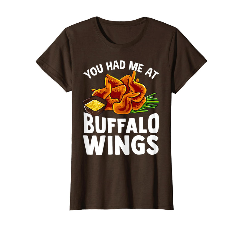 Homewise Shopper Buffalo Wings Buffalo Wings Funny Appetizer T-Shirt - Brown