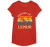 Funny Costume Party Halloween Tees by T&T Pretend I'm A Lemur Lazy Halloween Costume T-Shirt - Red