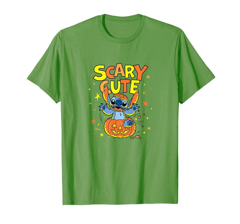 Disney Stitch Halloween Fun T-Shirt - Grass Green