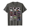 Halloween Cat Apparel Halloween Cat T-Shirt - Spooky Kittens Costume T-Shirt - Asphalt Grey