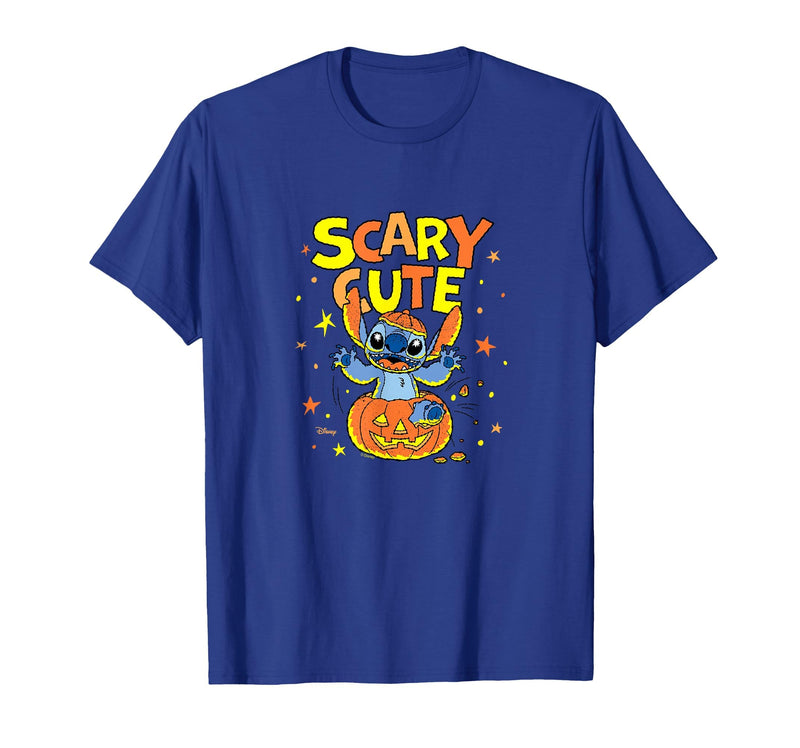 Disney Stitch Halloween Fun T-Shirt - Royal Blue