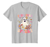 4th Birthday Party Halloween Costume Four Ever Spooky Halloween 4Th Birthday Party Decorations T-Shirt - Silver Grey
